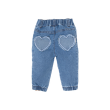 Cargar imagen en el visor de la galería, Flared Jog Denim Heart
